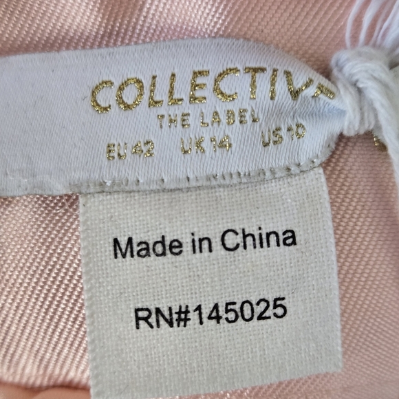 NWT Collective The Label Petal Pink Satin Mini Skirt US 10 - Picture 9 of 13